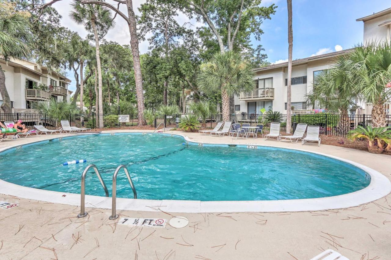 Hilton Head Island Townhome Patio, Walk To Beach Dış mekan fotoğraf