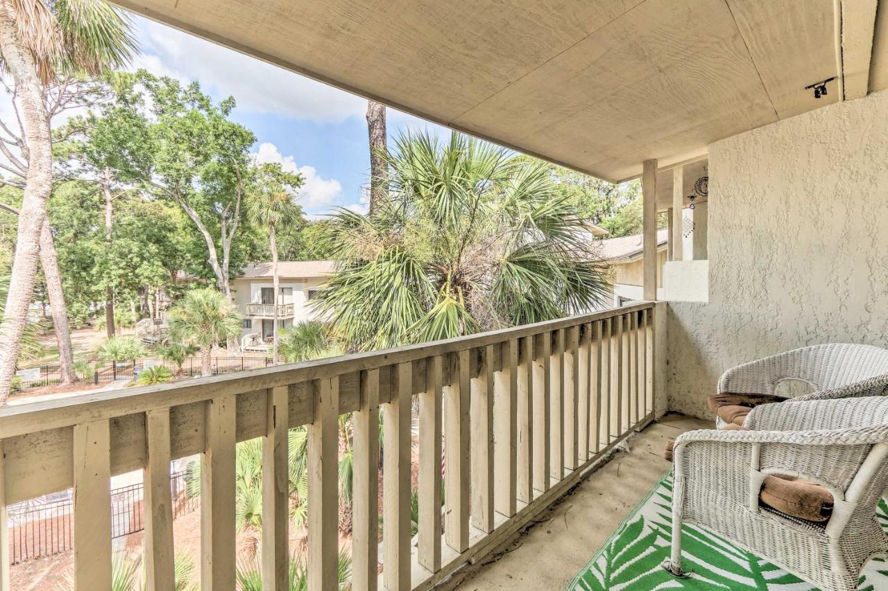 Hilton Head Island Townhome Patio, Walk To Beach Dış mekan fotoğraf