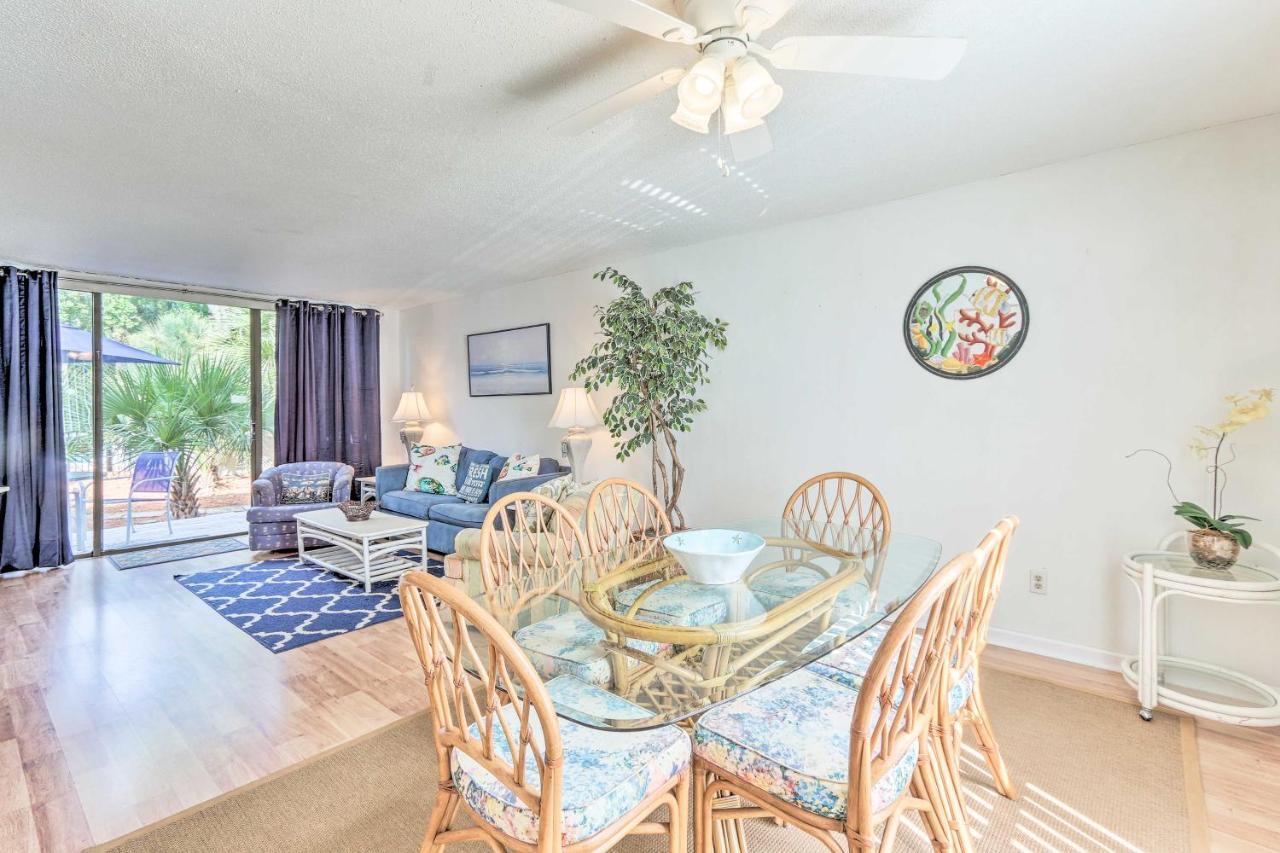Hilton Head Island Townhome Patio, Walk To Beach Dış mekan fotoğraf