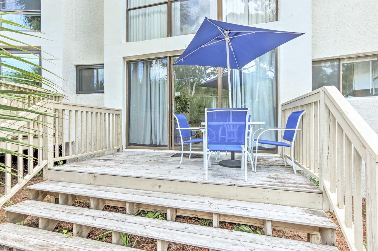 Hilton Head Island Townhome Patio, Walk To Beach Dış mekan fotoğraf
