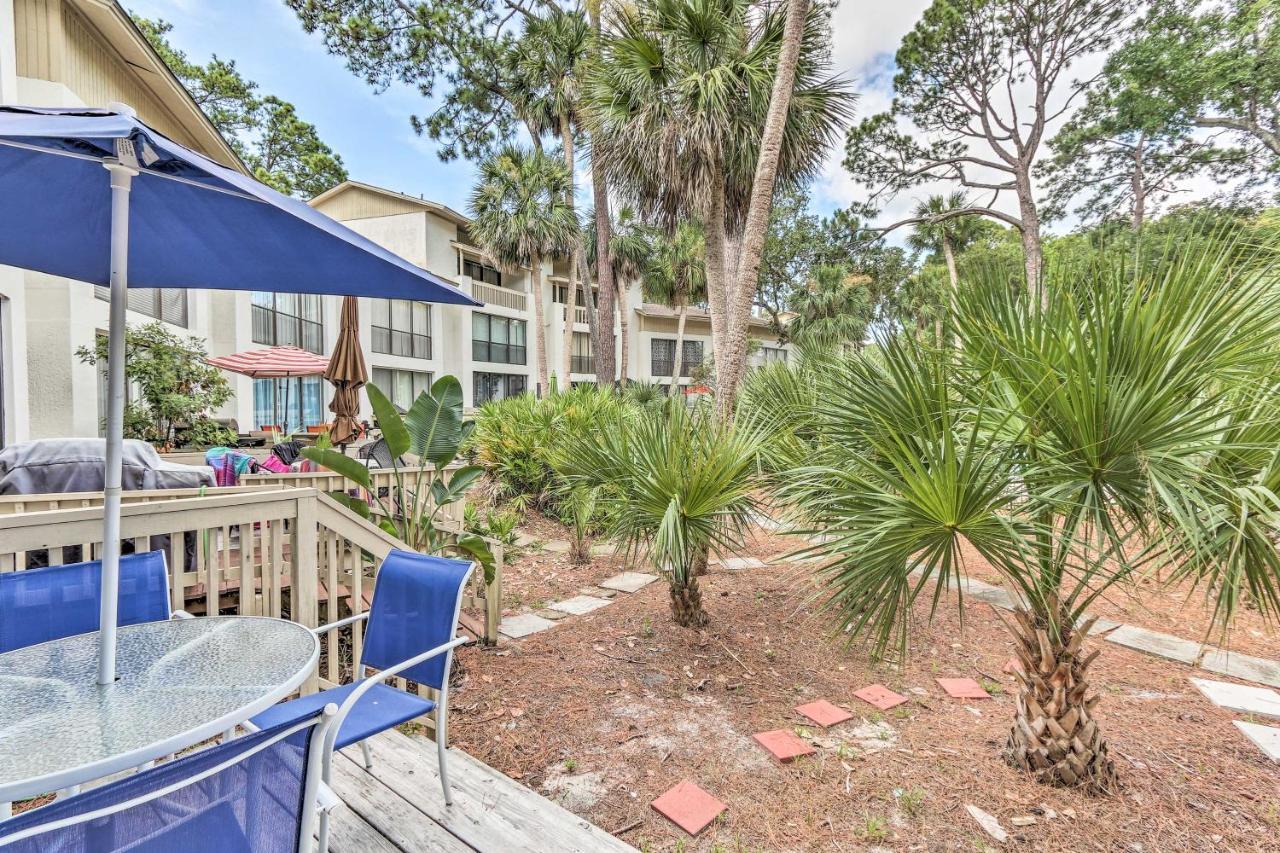 Hilton Head Island Townhome Patio, Walk To Beach Dış mekan fotoğraf